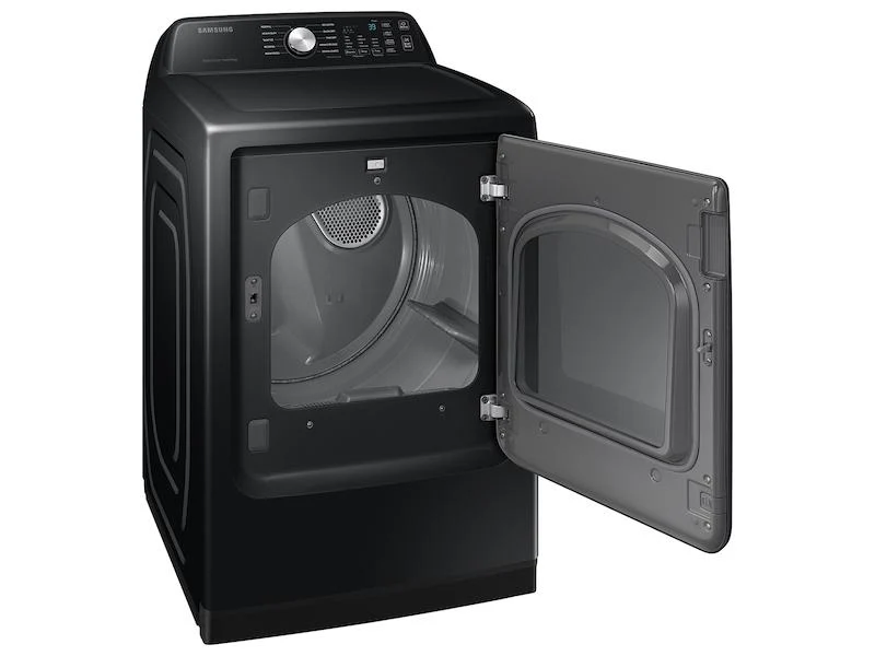 Samsung DVE47CG3500VA3 7.4 cu. ft. Smart Electric Dryer with Sensor Dry in Brushed Black - Image 5