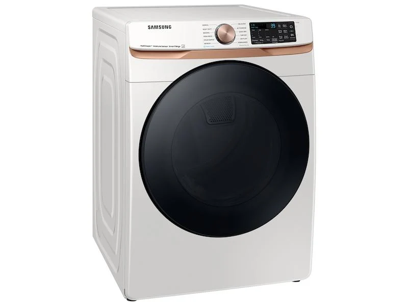 Samsung DVE50BG8300EA3 7.5 cu. ft. Smart Electric Dryer with Steam Sanitize+ and Sensor Dry in Ivory - Image 3