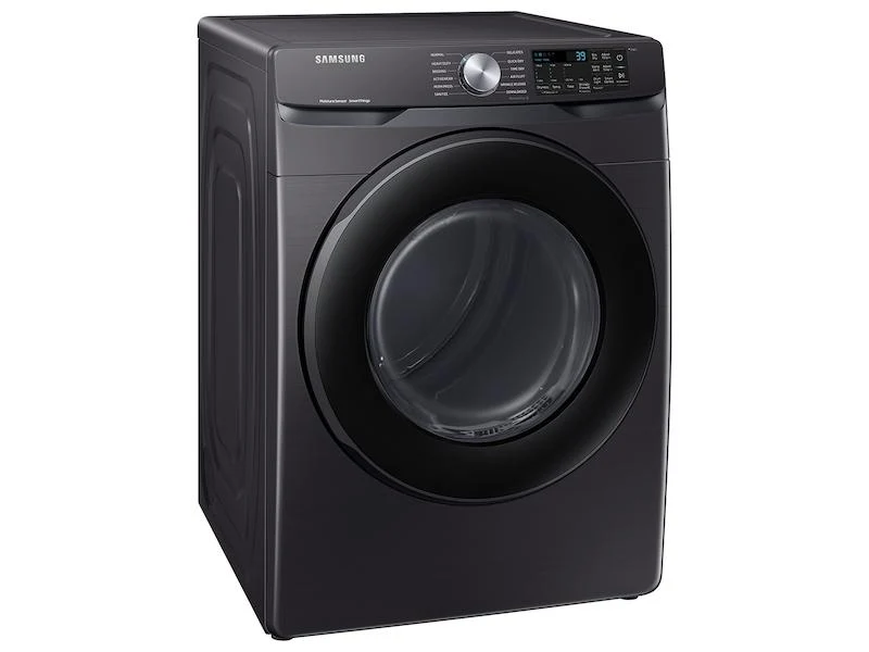 Samsung DVE51CG8000V 7.5 cu. ft. Smart Electric Dryer with Sensor Dry in Brushed Black - Image 4