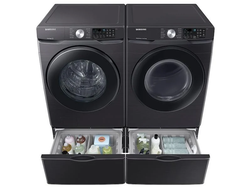 Samsung DVE51CG8000V 7.5 cu. ft. Smart Electric Dryer with Sensor Dry in Brushed Black - Image 7
