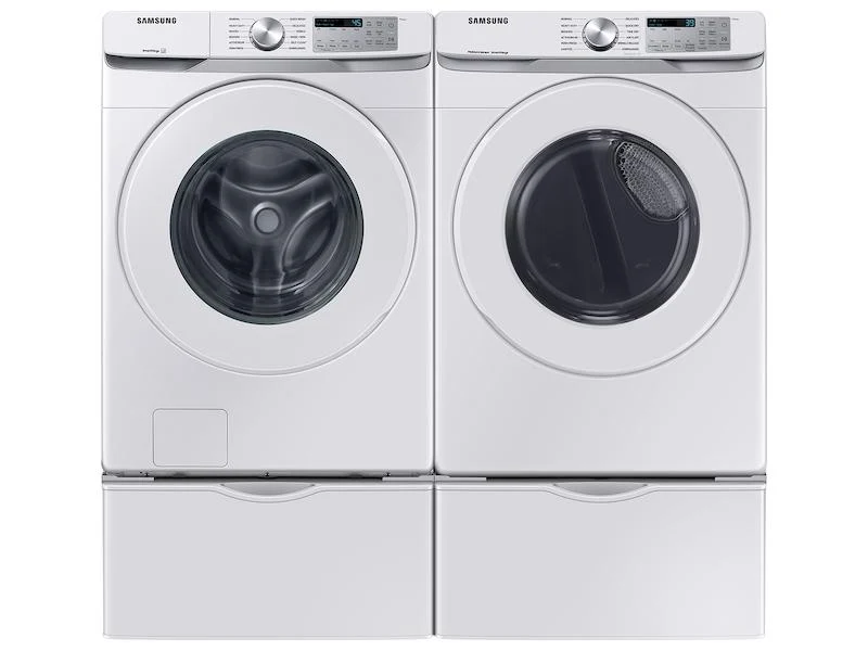 Samsung DVE51CG8000W 7.5 cu. ft. Smart Electric Dryer with Sensor Dry in White - Image 11