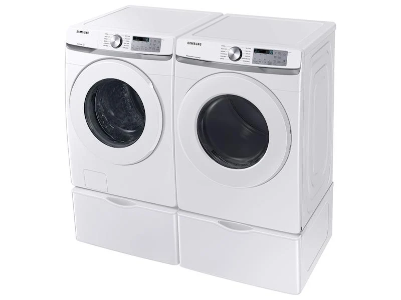 Samsung DVE51CG8000W 7.5 cu. ft. Smart Electric Dryer with Sensor Dry in White - Image 12