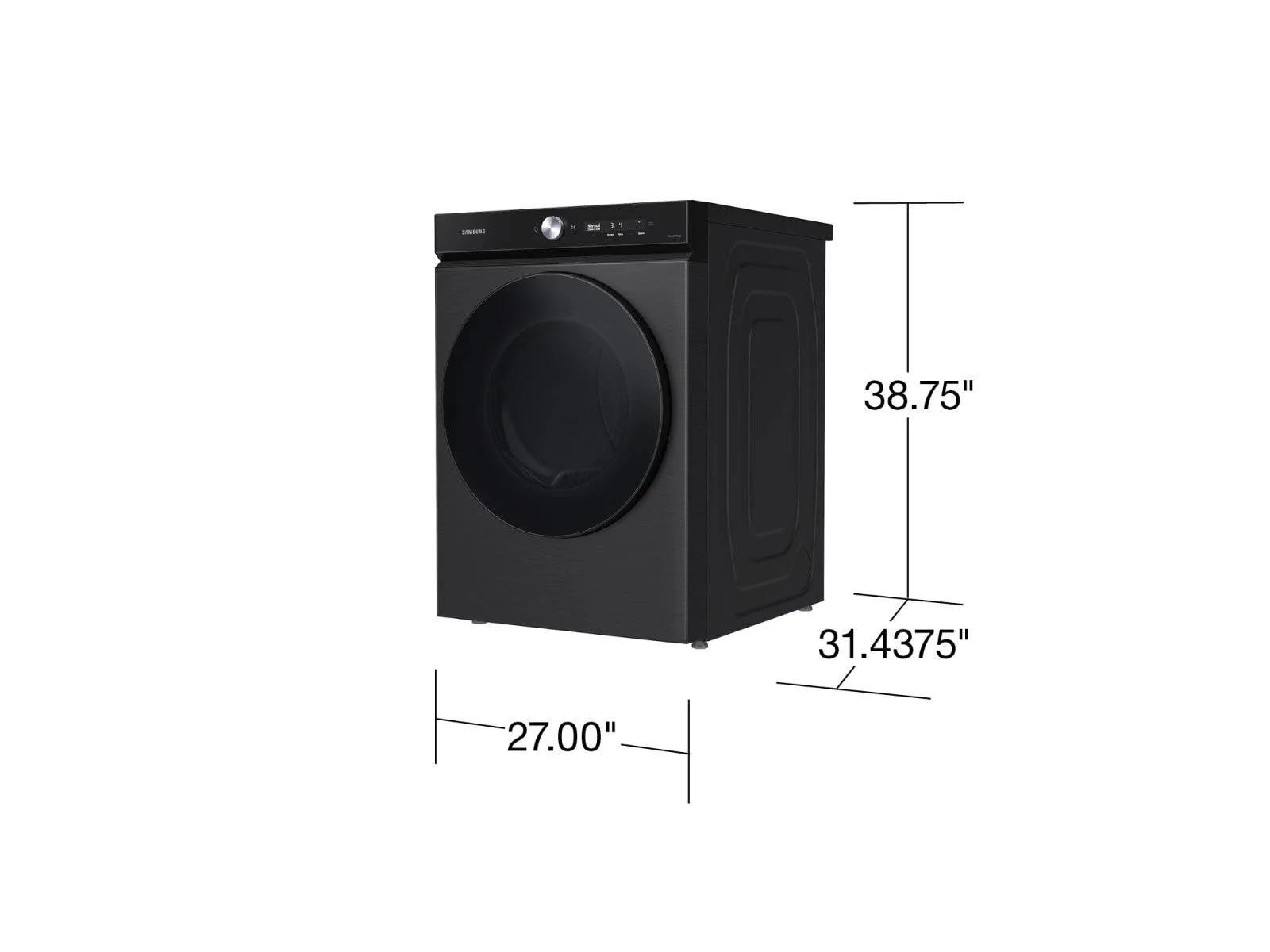 Samsung DVE53BB8700V Bespoke AI Front Load Electric Dryer Super Speed Dry AI Smart Dial 7.6 cu.ft. - Image 3