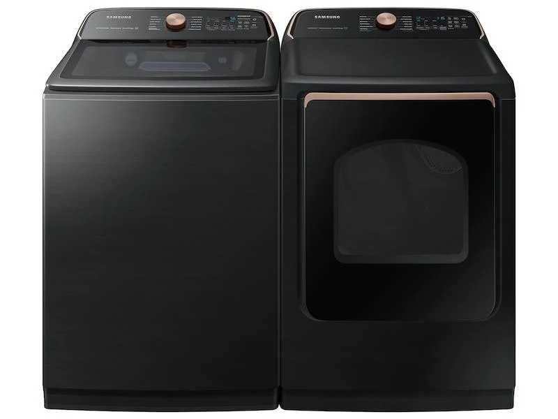 Samsung DVE55A7700V 7.4 cu. ft. Smart Electric Dryer with Steam Sanitize+ in Brushed Black - Image 6