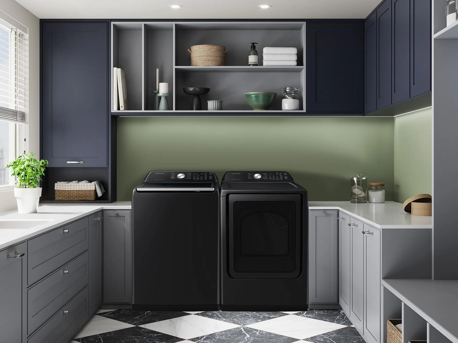 Samsung DVG47CG3500V Top Load Gas Dryer Wi-Fi & SmartThings Sensor Dry 7.4 cu.ft. - Image 5