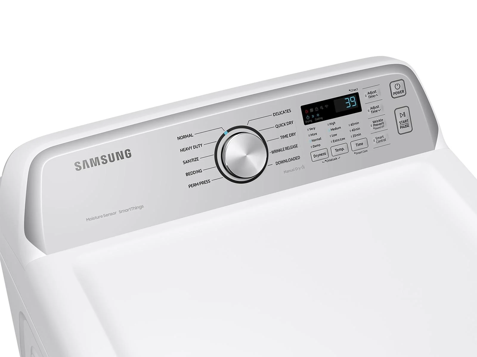 Samsung DVG47CG3500W Top Load Gas Dryer Wi-Fi & SmartThings Sensor Dry 7.4 cu.ft. - Image 9