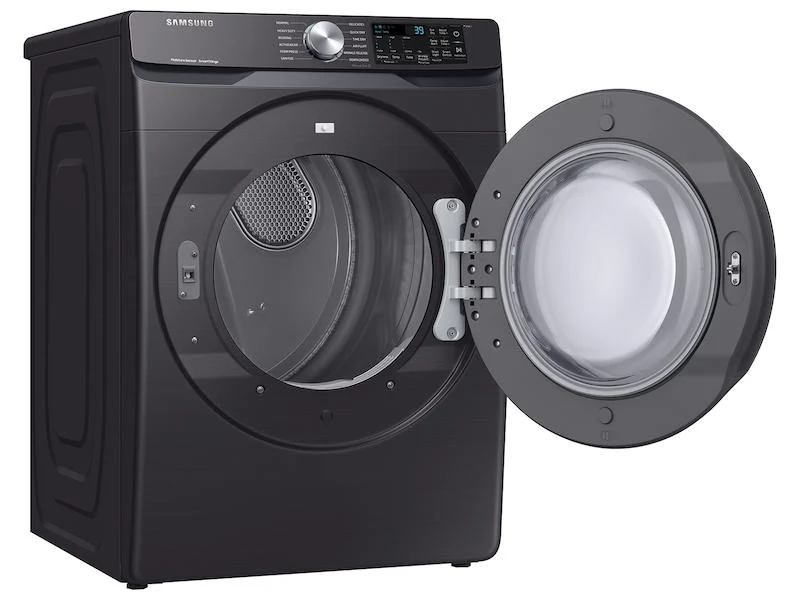 Samsung DVG51CG8000V 7.5 cu. ft. Smart Gas Dryer with Sensor Dry in Brushed Black - Image 8