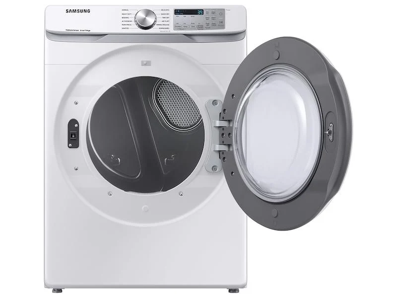 Samsung DVG51CG8000W 7.5 cu. ft. Smart Gas Dryer with Sensor Dry in White - Image 9