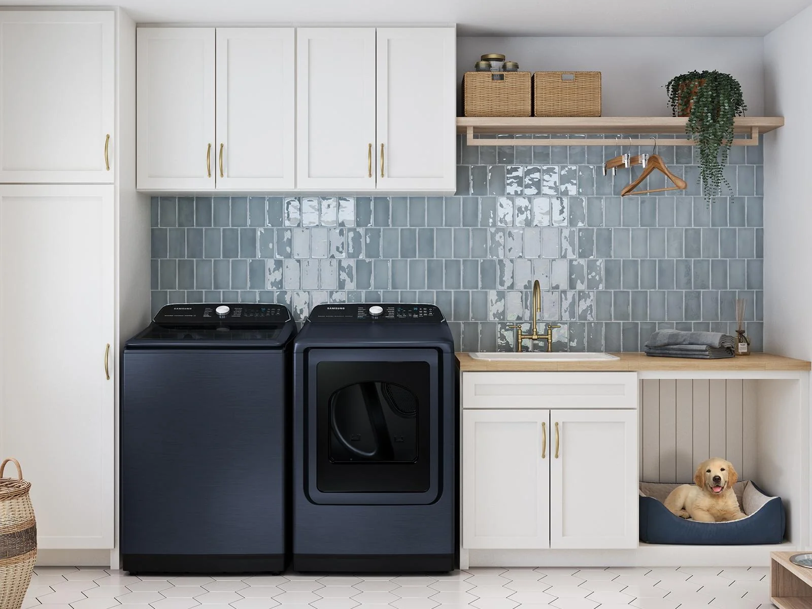 Samsung DVG54CG7150D Top Load Gas Dryer Pet Care Dry Steam Sanitize+ 7.4 cu.ft. - Image 6