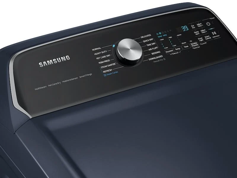 Samsung DVG54CG7150DA3 7.4 cu. ft. Smart Gas Dryer with Pet Care Dry and Steam Sanitize+ in Brushed Navy - Image 6