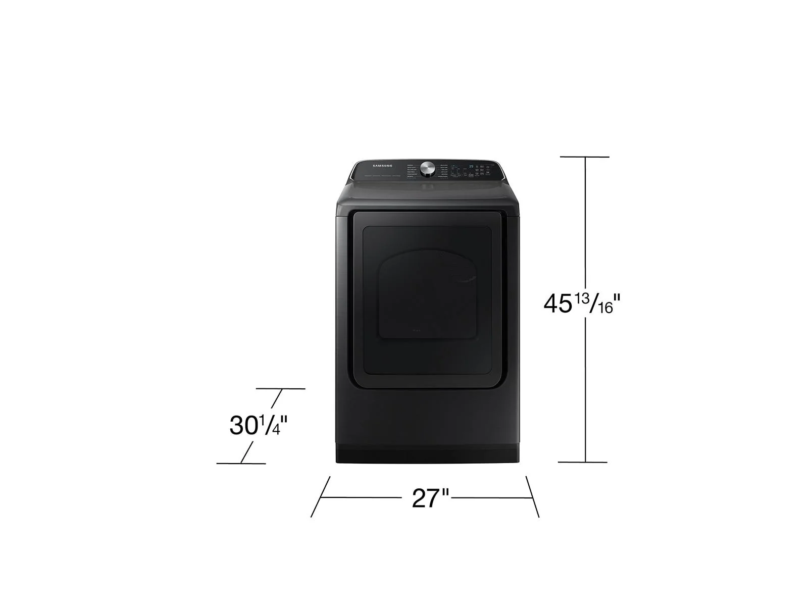 Samsung DVG55CG7100V Top Load Gas Dryer Steam Sanitize+ Sensor Dry 7.4 cu.ft. - Image 3