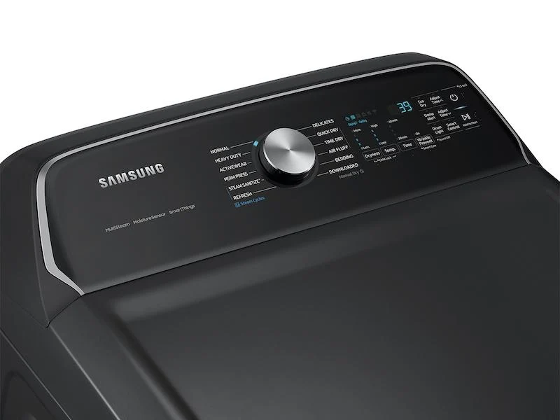 Samsung DVG55CG7100VA3 7.4 cu. ft. Smart Gas Dryer with Steam Sanitize+ in Brushed Black - Image 6