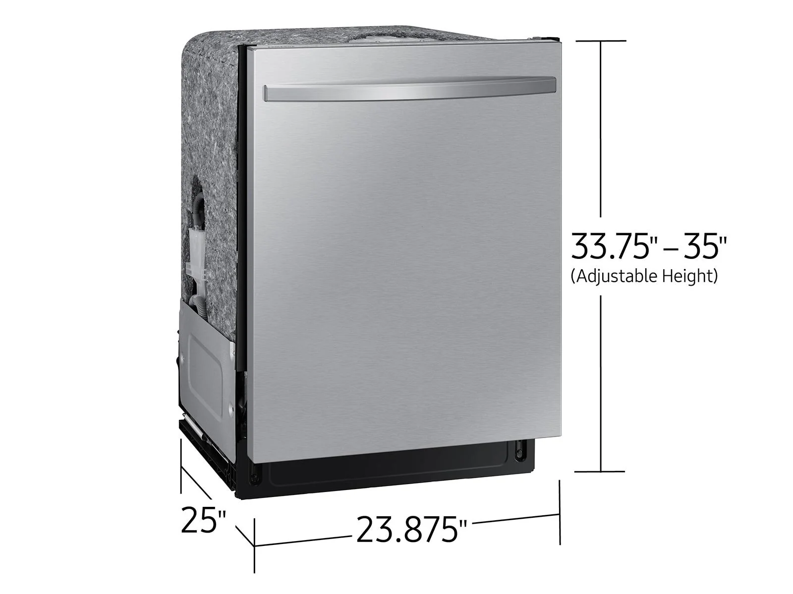 Samsung DW80CG5451SR Bespoke AI Dishwasher with StormWash+™ BESPOKE Design and Energy Efficiency  Built under - Image 3