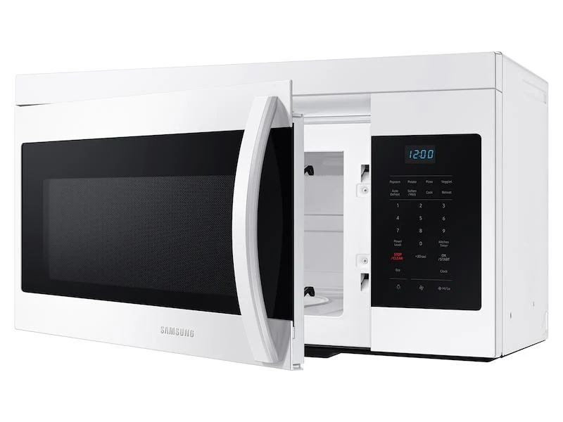 Samsung 1.6 cu. ft. Over-the-Range Microwave with Auto Cook in White - Image 8