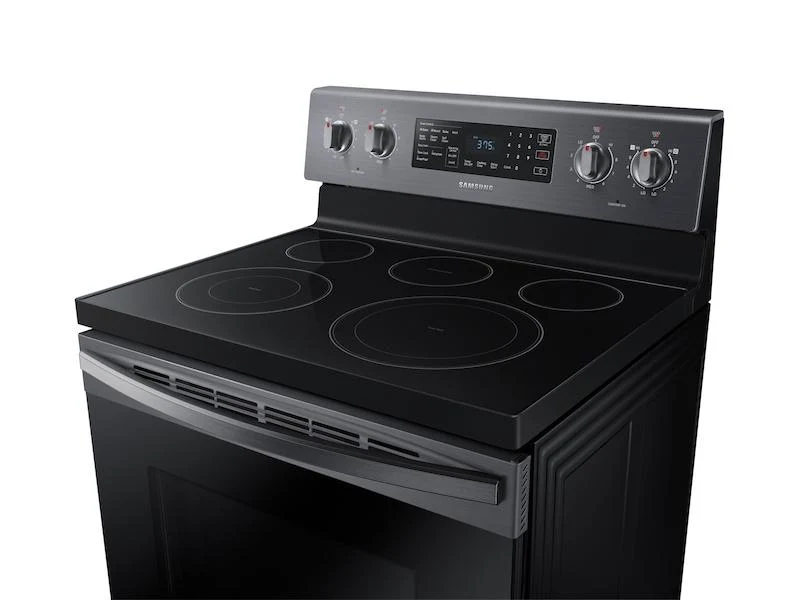 Samsung NE59R4321SG 5.9 cu. ft. Freestanding Electric Range with Convection in Black Stainless Steel - Image 8