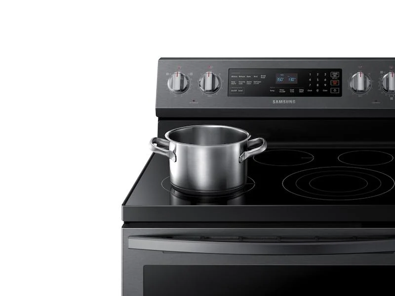 Samsung NE59R6631SG 5.9 cu. ft. Freestanding Electric Range with True Convection in Black Stainless Steel - Image 3
