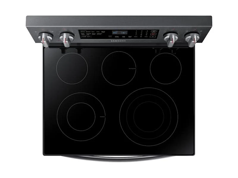Samsung NE59R6631SG 5.9 cu. ft. Freestanding Electric Range with True Convection in Black Stainless Steel - Image 4