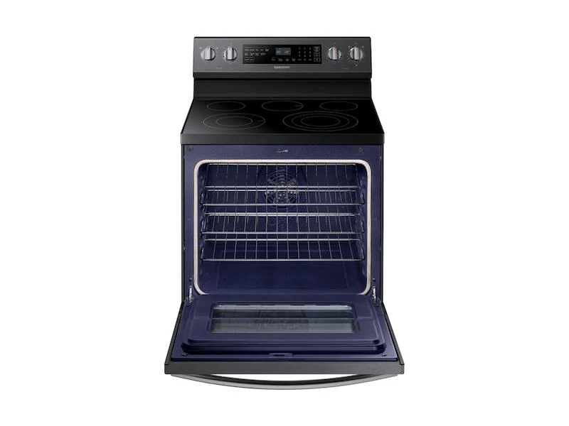 Samsung NE59R6631SG 5.9 cu. ft. Freestanding Electric Range with True Convection in Black Stainless Steel - Image 5