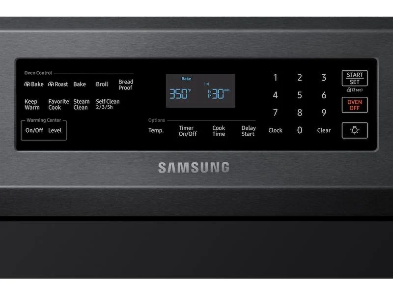 Samsung NE59R6631SG 5.9 cu. ft. Freestanding Electric Range with True Convection in Black Stainless Steel - Image 7