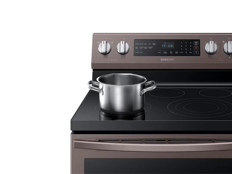 Samsung NE59R6631ST 5.9 cu. ft. Freestanding Electric Range with True Convection in Tuscan Stainless Steel - Image 3