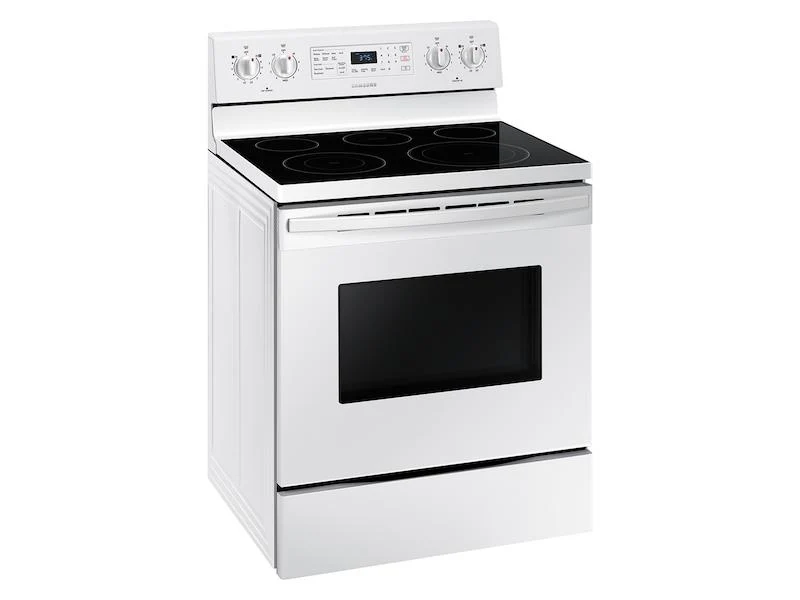 Samsung NE59T4321SW 5.9 cu. ft. Freestanding Electric Range with Convection in White - Image 6