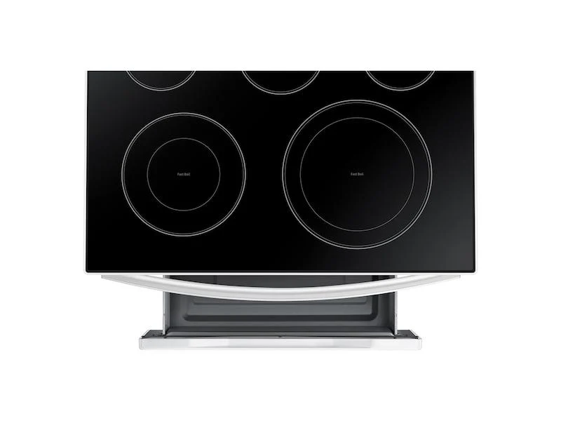 Samsung NE59T4321SW 5.9 cu. ft. Freestanding Electric Range with Convection in White - Image 7