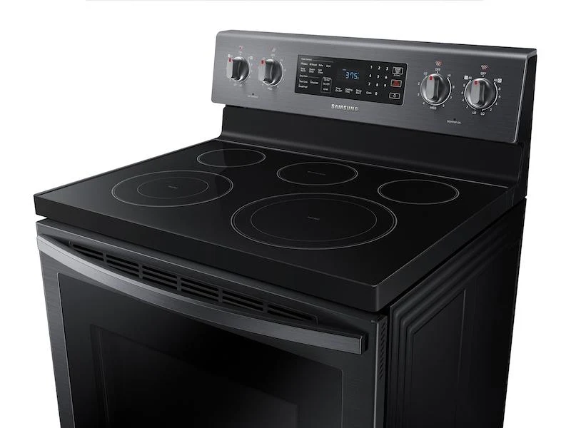 Samsung NE59T7511SG 5.9 cu. ft. Freestanding Electric Range with Air Fry and Convection in Black Stainless Steel - Image 4