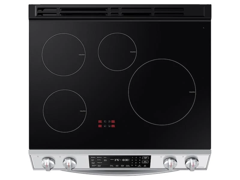 Samsung Bespoke 6.3 cu. ft. Smart Rapid Heat Induction Slide-in Range with Air Fry - Image 8