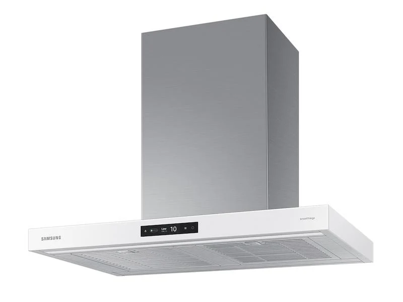 Samsung NK30CB700W12AA 30" Bespoke Smart Wall Mount Hood with LCD Display in Clean White - Image 4