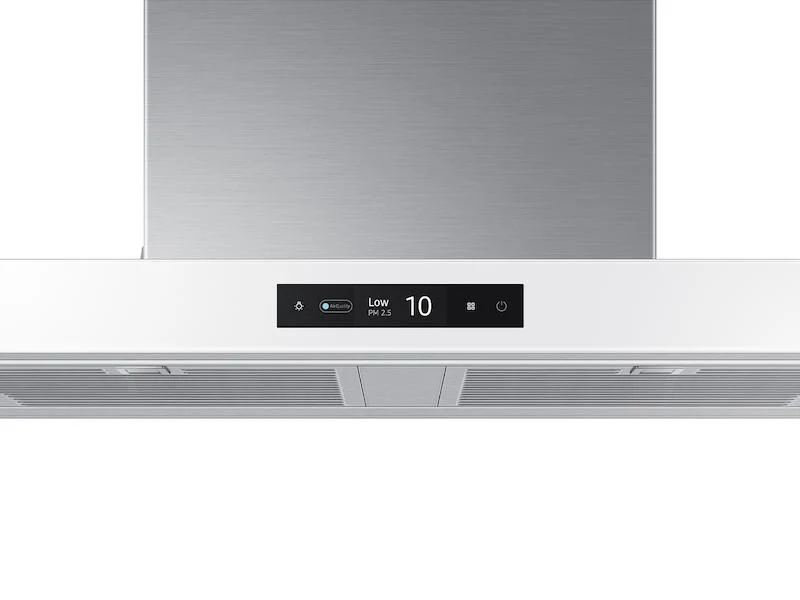 Samsung NK30CB700W12AA 30" Bespoke Smart Wall Mount Hood with LCD Display in Clean White - Image 7