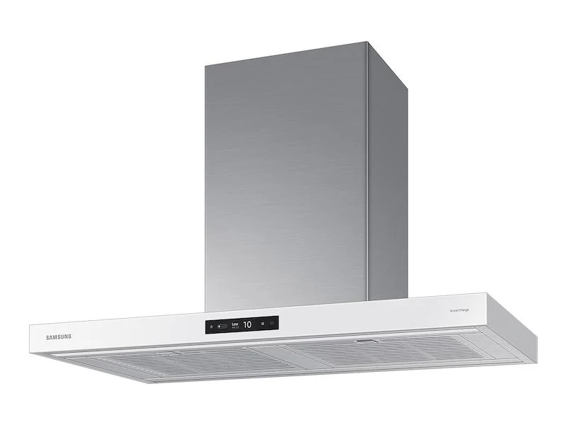 Samsung NK36CB700W12AA 36" Bespoke Smart Wall Mount Hood with LCD Display in Clean White - Image 4