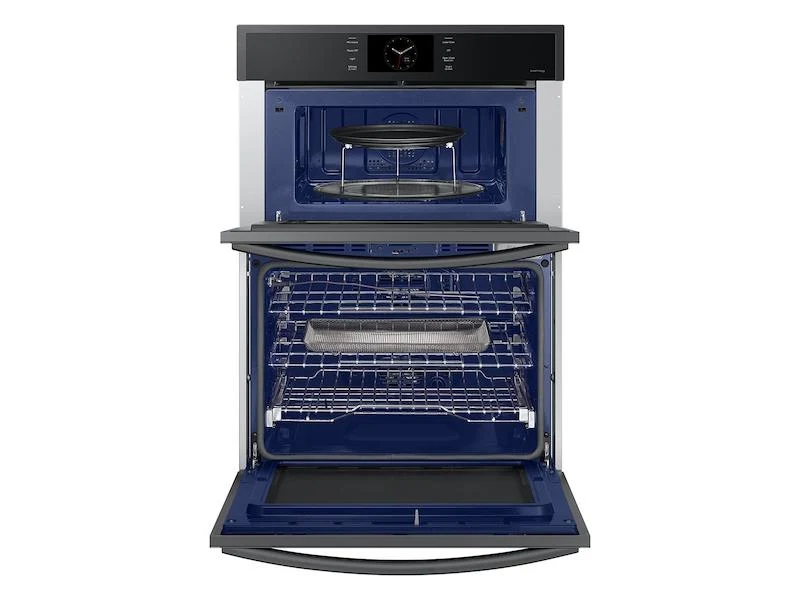 Samsung NQ70CG600DMTAA 30" Microwave Combination Wall Oven with Steam Cook in Matte Black - Image 8