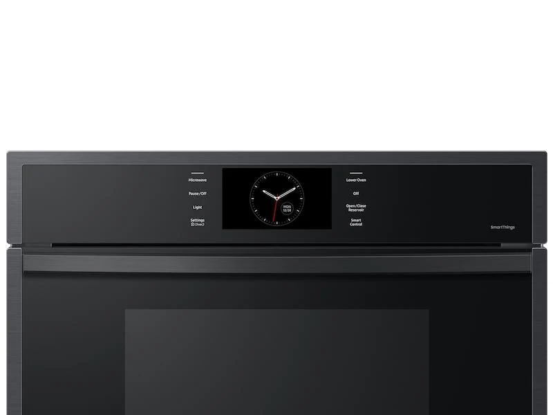 Samsung NQ70CG600DMTAA 30" Microwave Combination Wall Oven with Steam Cook in Matte Black - Image 9