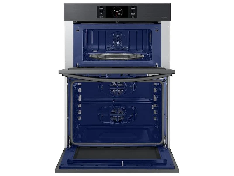 Samsung NQ70CG700DMTAA Bespoke 30" Microwave Combination Wall Oven with with Flex Duo™ in Matte Black Steel - Image 6