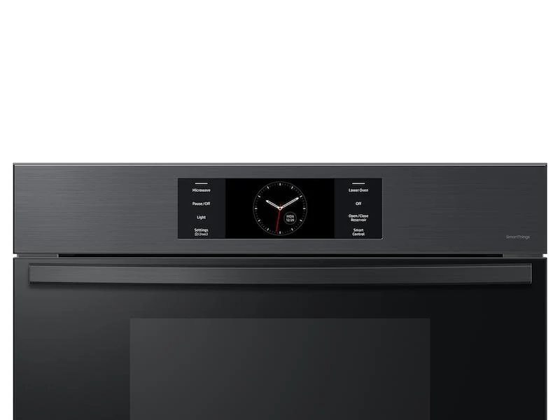 Samsung NQ70CG700DMTAA Bespoke 30" Microwave Combination Wall Oven with with Flex Duo™ in Matte Black Steel - Image 9