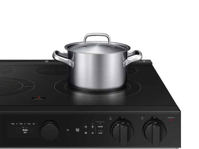 Samsung NSE6DB850012 Bespoke 6.3 cu. ft. Smart Slide-In Electric Range with Air Sous Vide & Air Fry in White Glass - Image 5