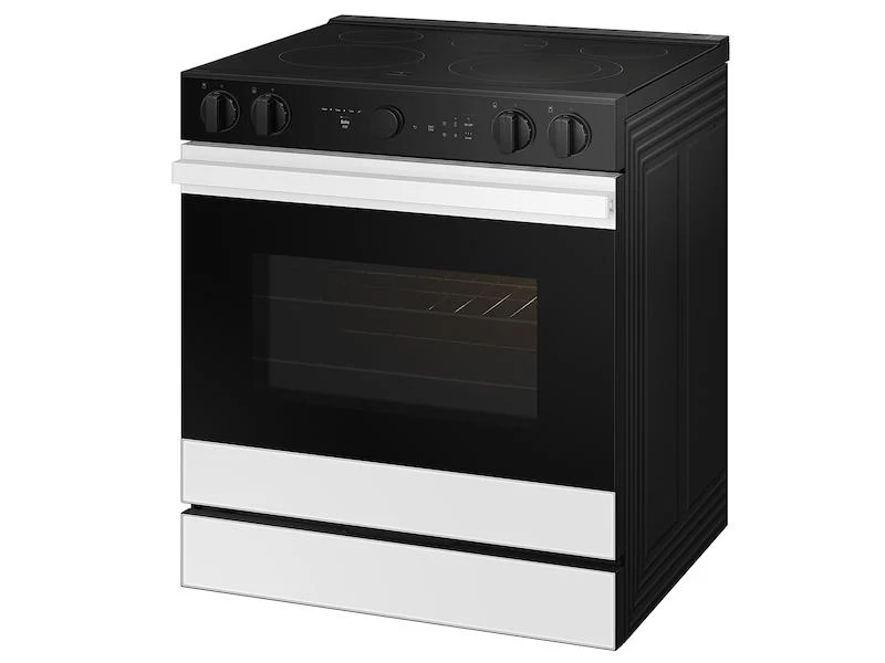 Samsung NSE6DB850012 Bespoke 6.3 cu. ft. Smart Slide-In Electric Range with Air Sous Vide & Air Fry in White Glass - Image 8
