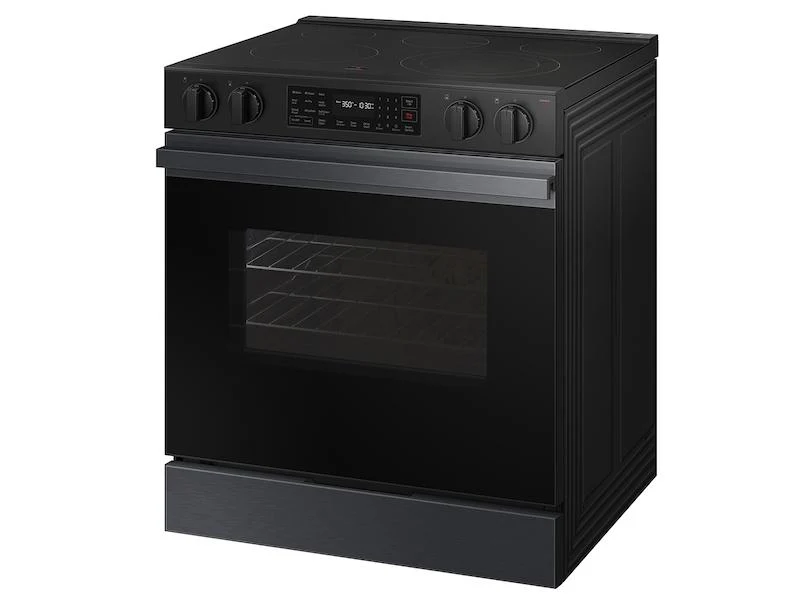 Samsung NSE6DG8100MT Bespoke 6.3 cu. ft. Smart Slide-In Electric Range with Precision Knobs in Matte Black Steel - Image 8