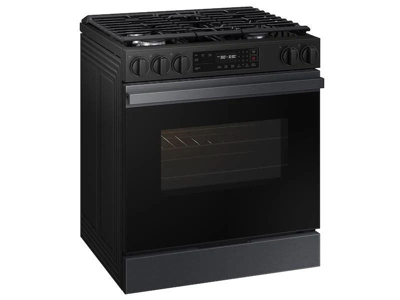 Samsung NSG6DG8100MT Bespoke 6.0 cu. ft. Smart Slide-In Gas Range with Precision Knobs in Matte Black Steel - Image 11
