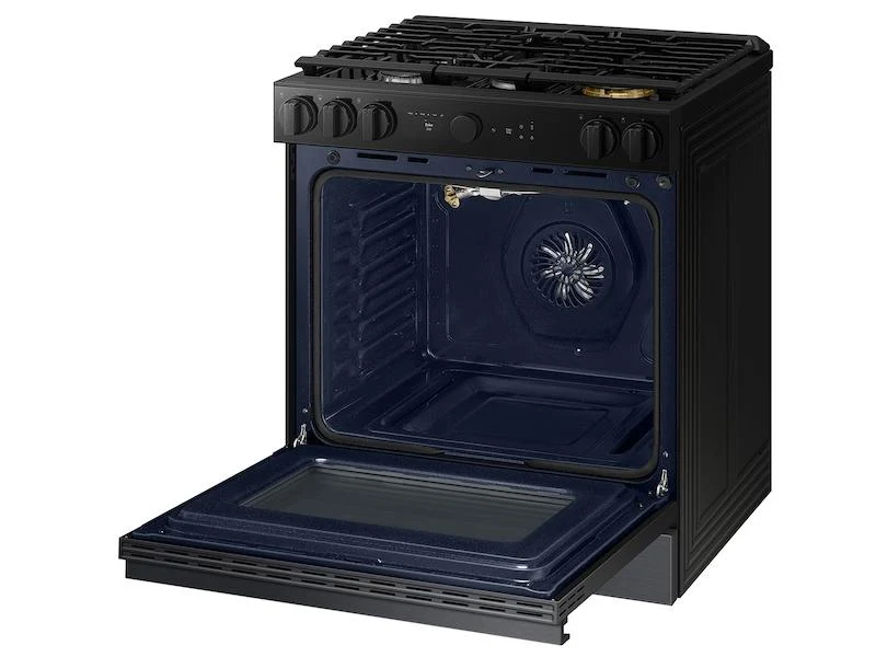 Samsung NSG6DG8500MT Bespoke 6.0 cu. ft. Smart Slide-In Gas Range with Air Sous Vide & Air Fry in Matte Black - Image 9