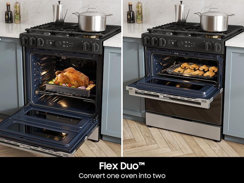 Samsung NSG6DG8550SR Bespoke Slide-in Gas Range - Image 3