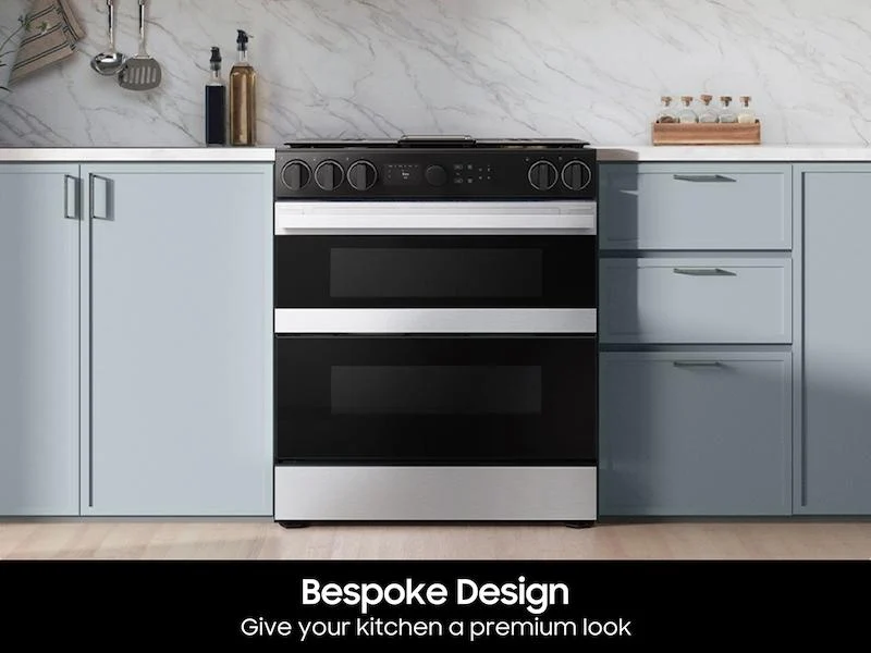 Samsung NSG6DG8550SR Bespoke Slide-in Gas Range - Image 5