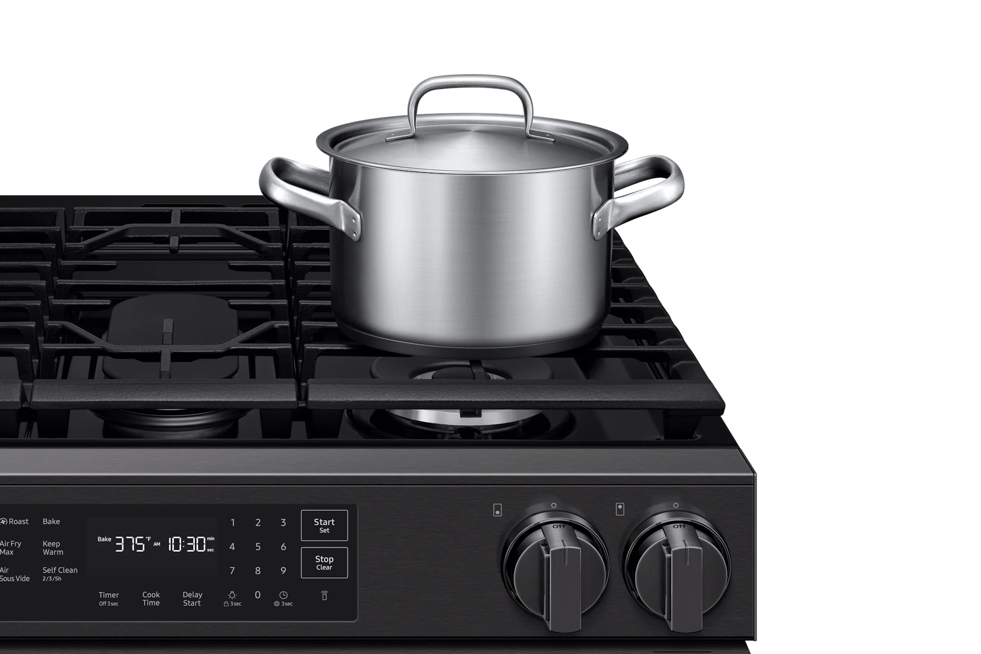Samsung NSG80H60SE Bespoke Smart Slide-in Gas Range Pro Style Design  Air Fry Max  True Convection - Image 10