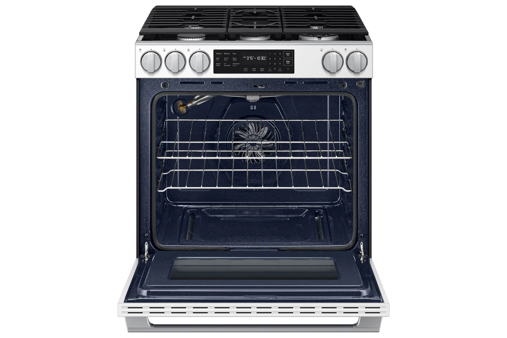 Samsung NSG80H60SW Bespoke Smart Slide-in Gas Range Pro Style Design Air Fry Max True Convection - Image 8