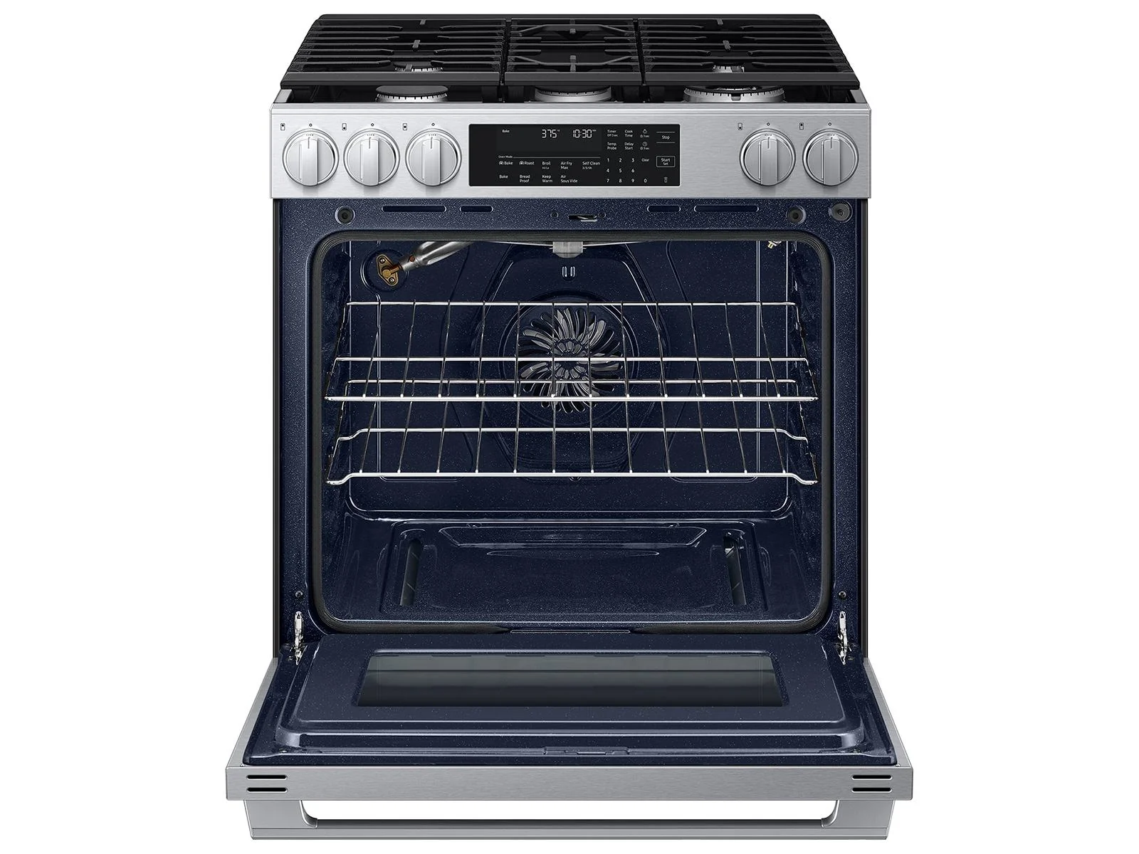 Samsung NSG90H60SR Bespoke Smart Slide-in Gas Range Pro Style Elite Design Illuminated Knobs Air Fry Max - Image 8