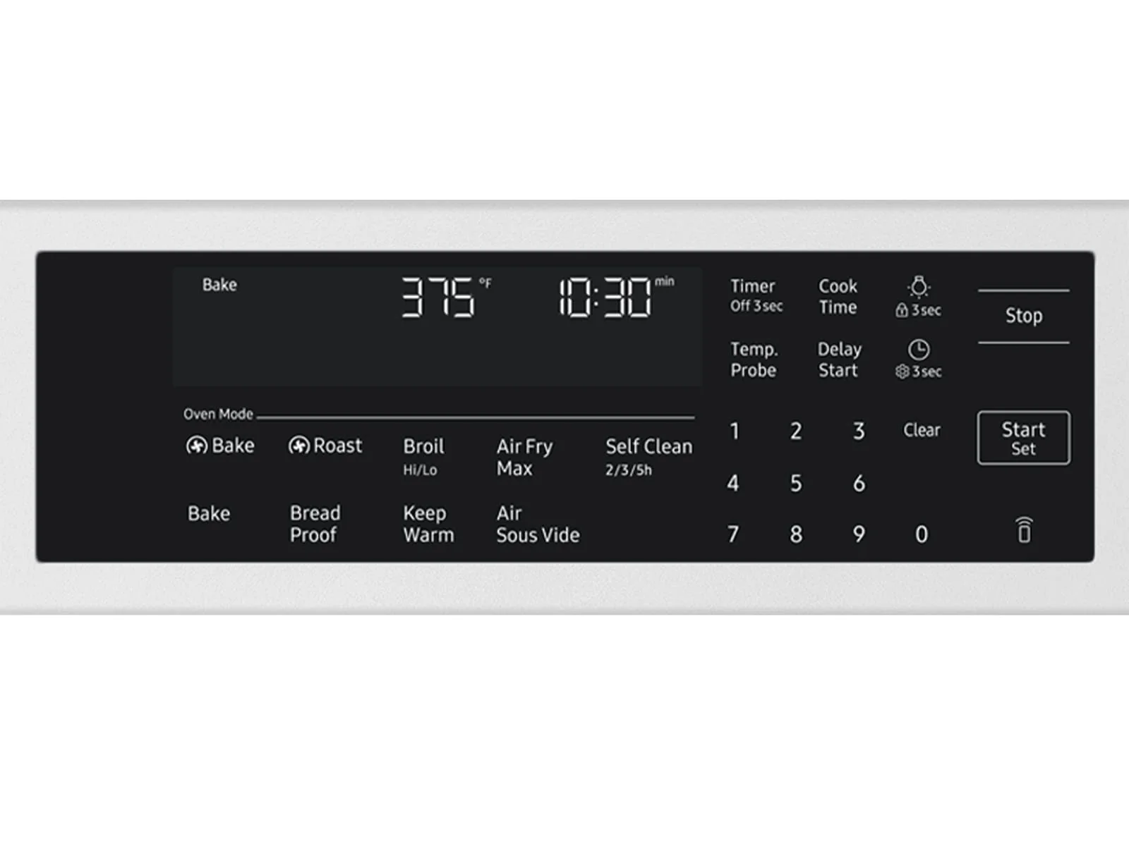 Samsung NSG90H60SW Bespoke Smart Slide-in Gas Range Pro Style Elite Design Illuminated Knobs Air Fry Max - Image 9