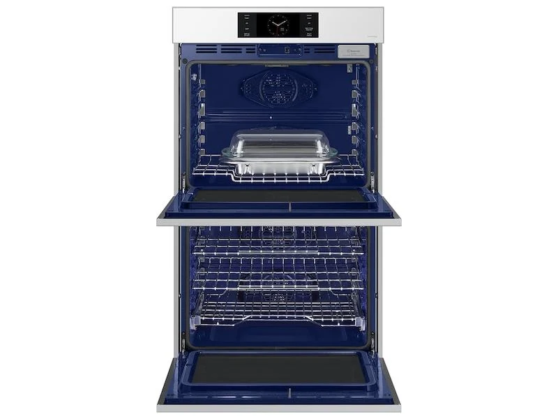Samsung NV51CB700D12AA Bespoke 30" White Glass Double Wall Oven with AI Pro Cooking™ Camera - Image 11