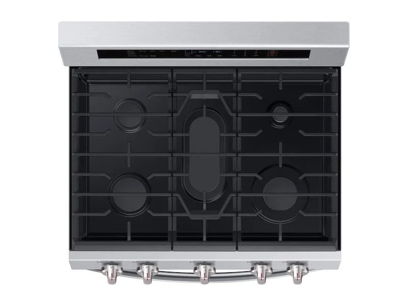 Samsung NX58R6631SS 5.8 cu. ft. Freestanding Gas Range with True Convection in Stainless Steel - Image 3