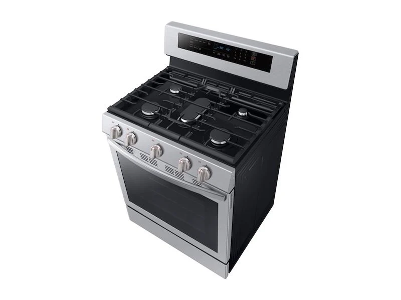 Samsung NX58R6631SS 5.8 cu. ft. Freestanding Gas Range with True Convection in Stainless Steel - Image 4