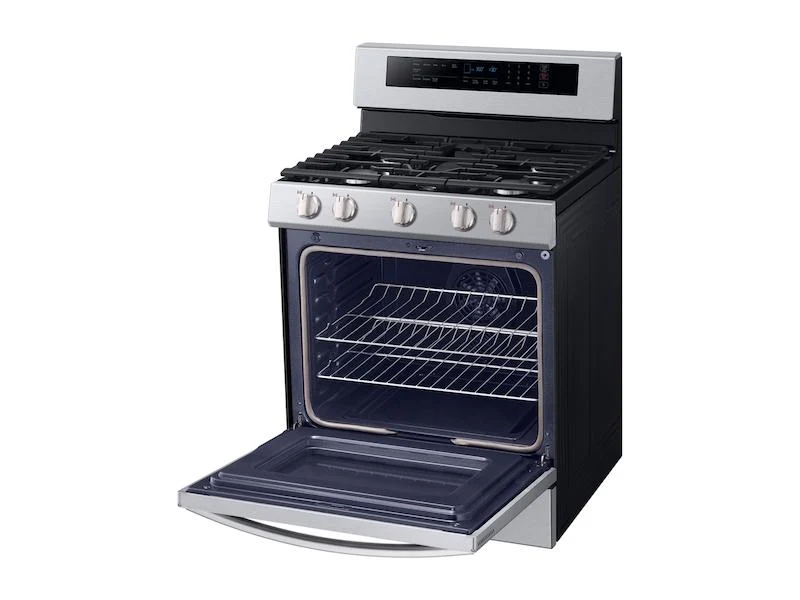 Samsung NX58R6631SS 5.8 cu. ft. Freestanding Gas Range with True Convection in Stainless Steel - Image 5